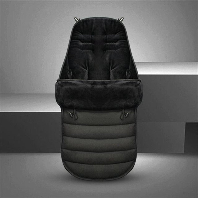 Winter Thick Sleeping Bags Warm Baby Sleepsack Envelope For Newborn Infant Windproof Stroller Cushion Footmuff Pram