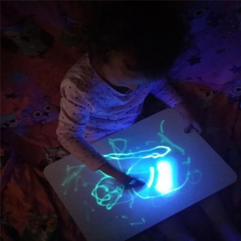 Draw With Light Fun Glowing Paint Glow Light Tablet Draw With Light Fun And Developing Toy