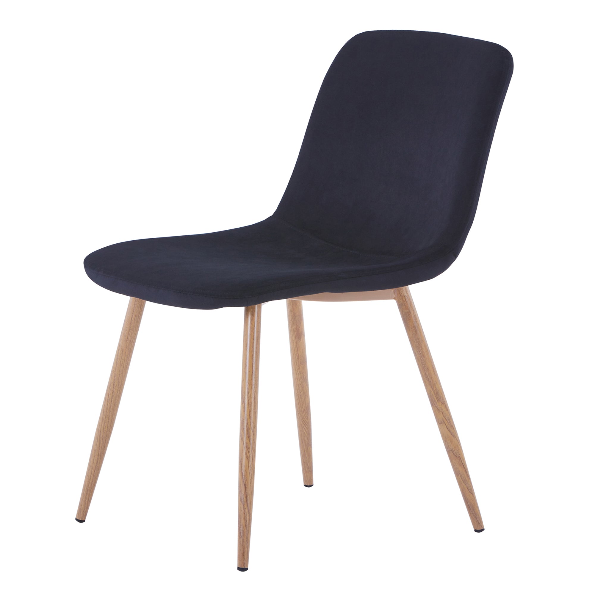 Dining Chair 4PCS(BLACK)Modern style New technology Suitable for restaurants cafes taverns offices