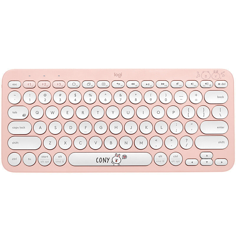 Logitech K380 Mini Bluetooth Wireless Keyboard Tablet Phone Pebble2+K390 Set