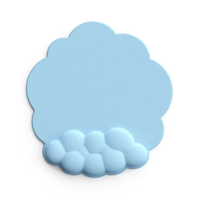 Mouse pad with wrist rest keyboard cloud anti-slip memory foam desktop office gamer mouse wrist rest