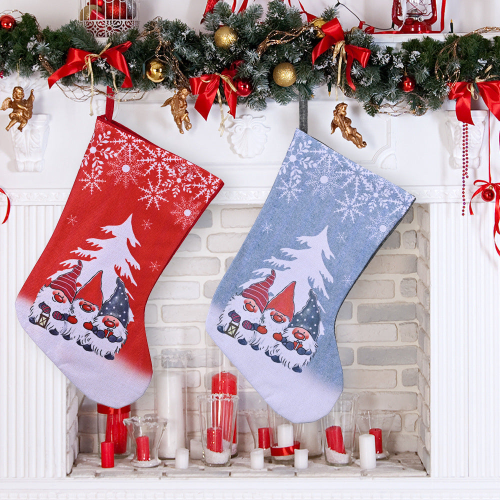 Christmas Decorations Rudolf Printed Christmas Socks Children&