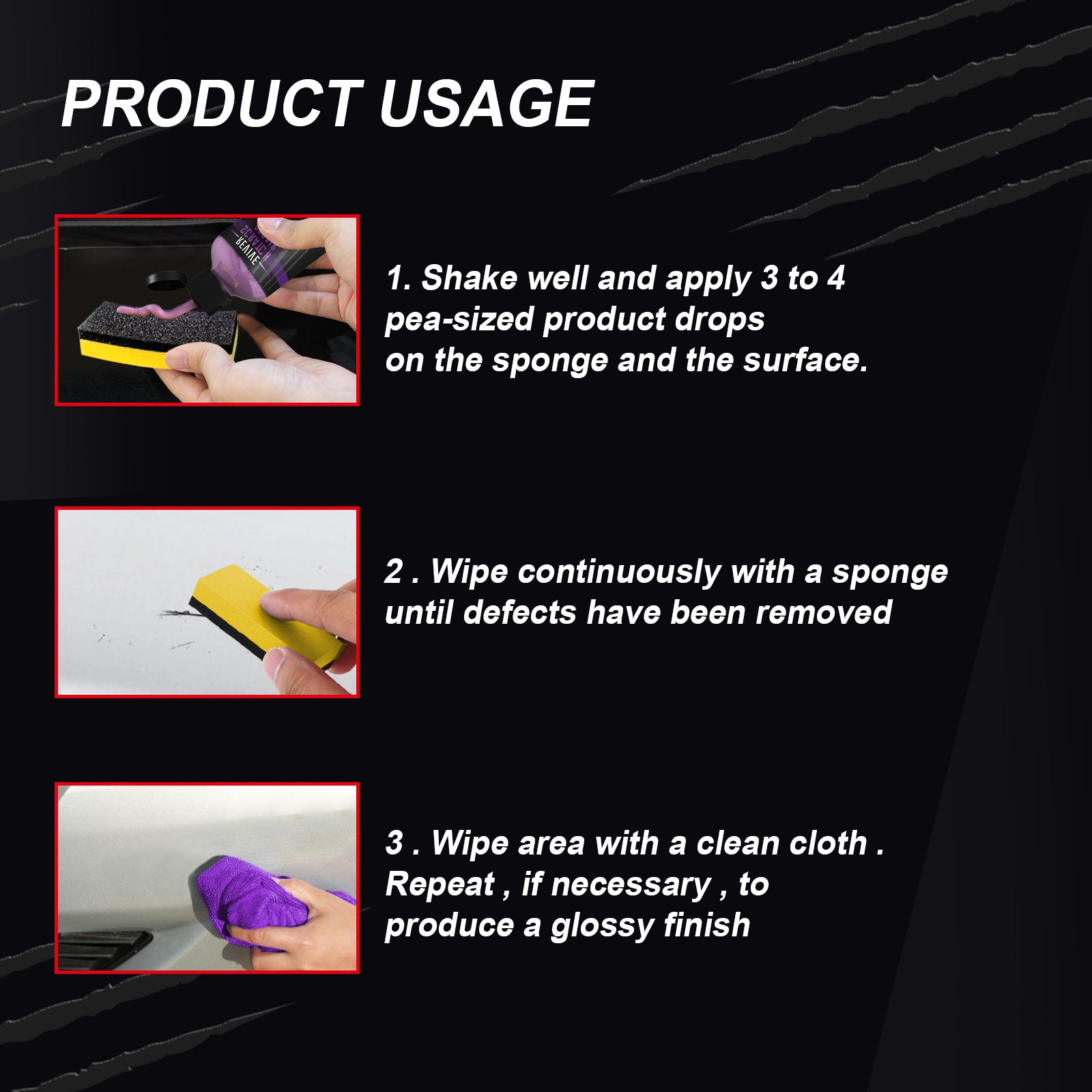 Automotive Scratch Free Repair Liquid Finish Repair Scratch Removal Beauty Maintenance Polish