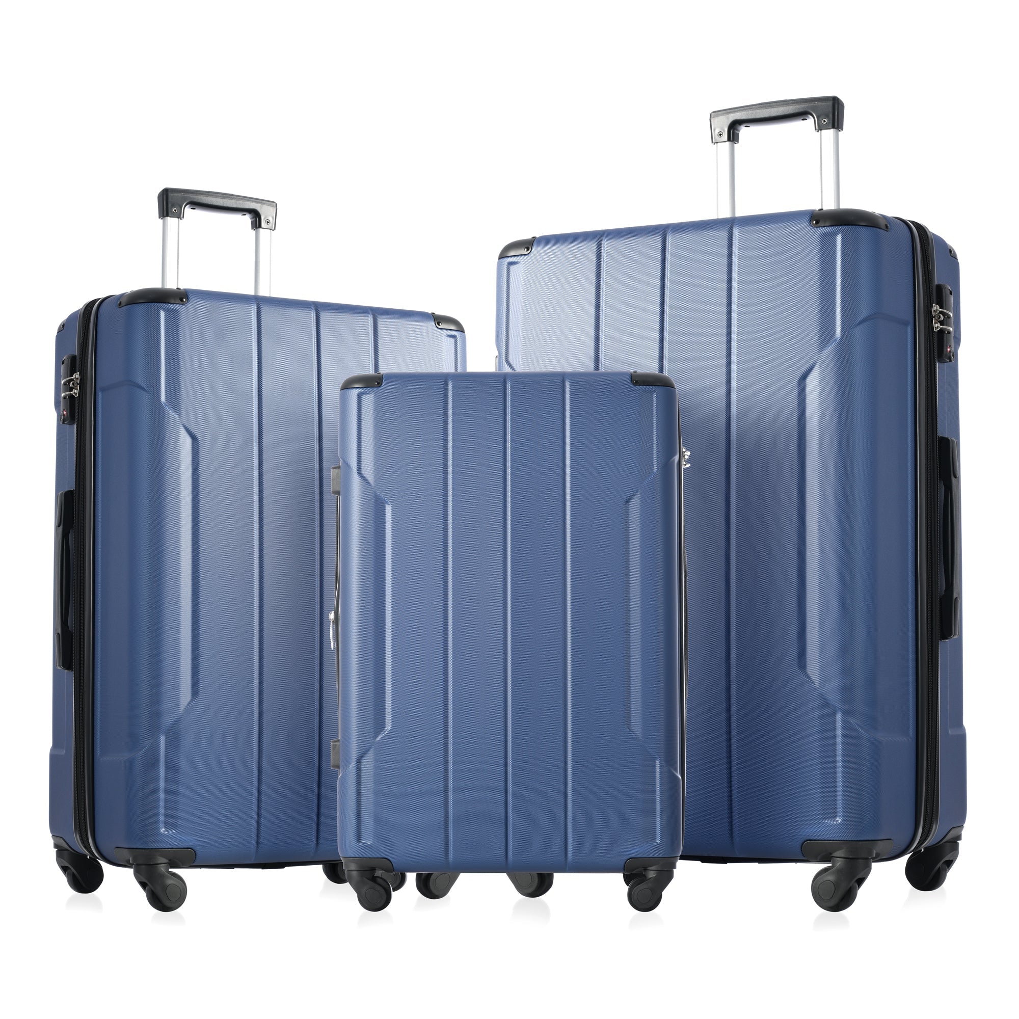 Hardshell Luggage Sets 3 Pcs Spinner Suitcase with TSA Lock Lightweight 20&