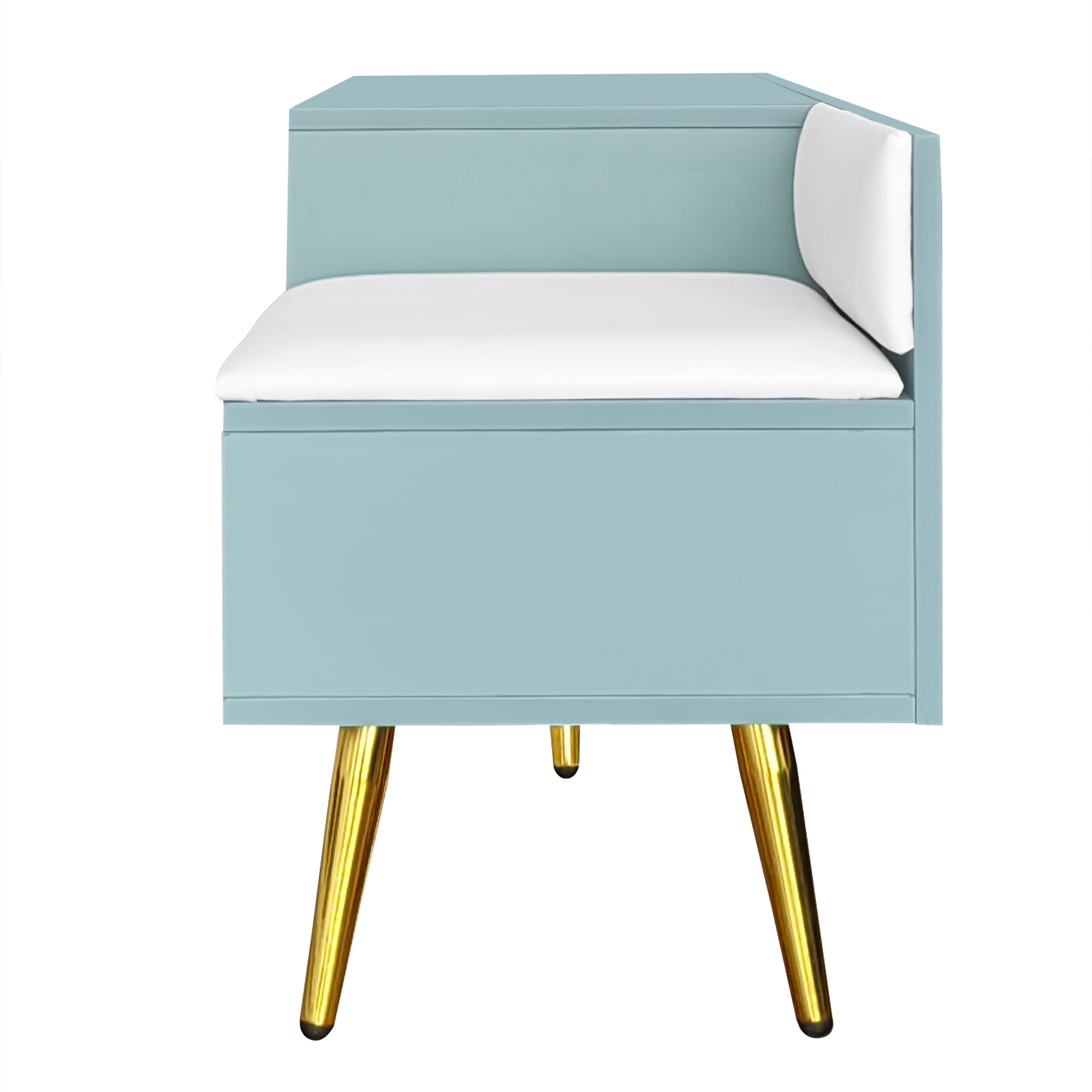 Shoe Storage Bench Tiffany Blue