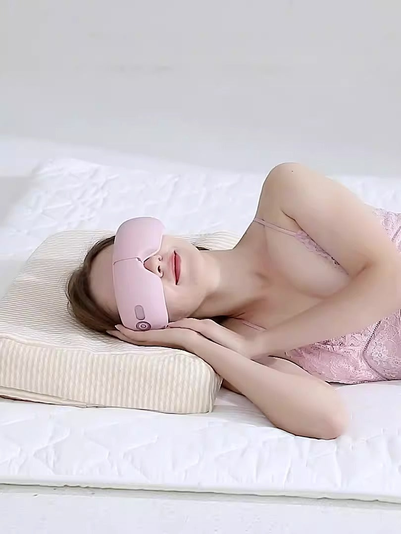 Intelligent massager gift, hot compress eye mask, eye massager, steam eye moisturizer gift, Bluetooth children&
