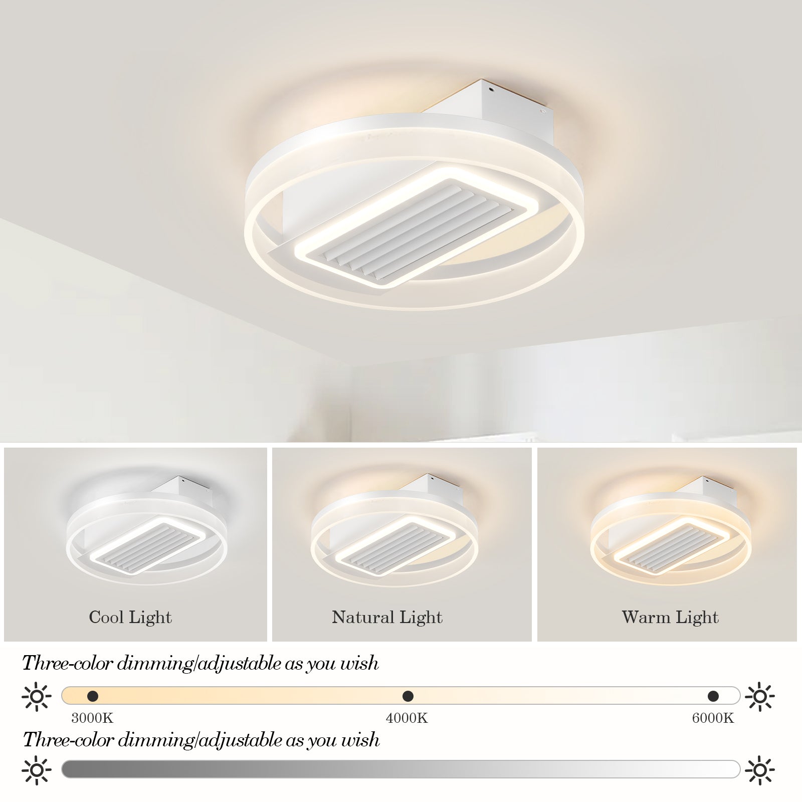 Bladeless LED Fan Lamp II