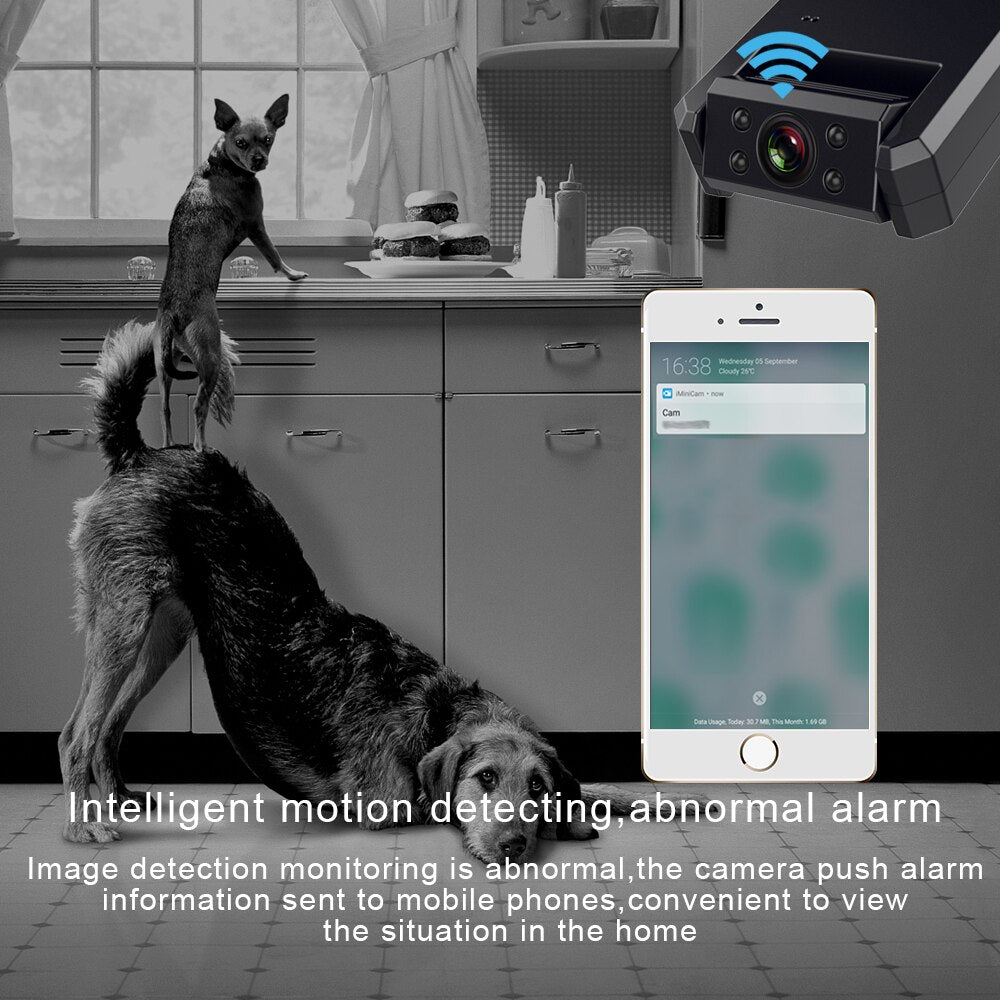 4K Mini Camera WiFi Smart Wireless Camcorder IP Hotspot HD Night Vision Video Micro Small Cam Motion Detection Vlog Espia