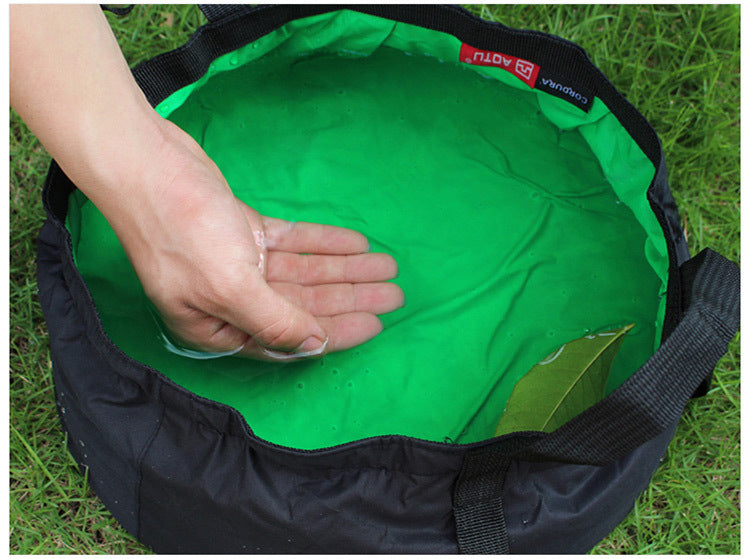 Fishing Basin Portable Travel Laundry Washbasin Foot Bag Bucket Outdoor Travel Basin