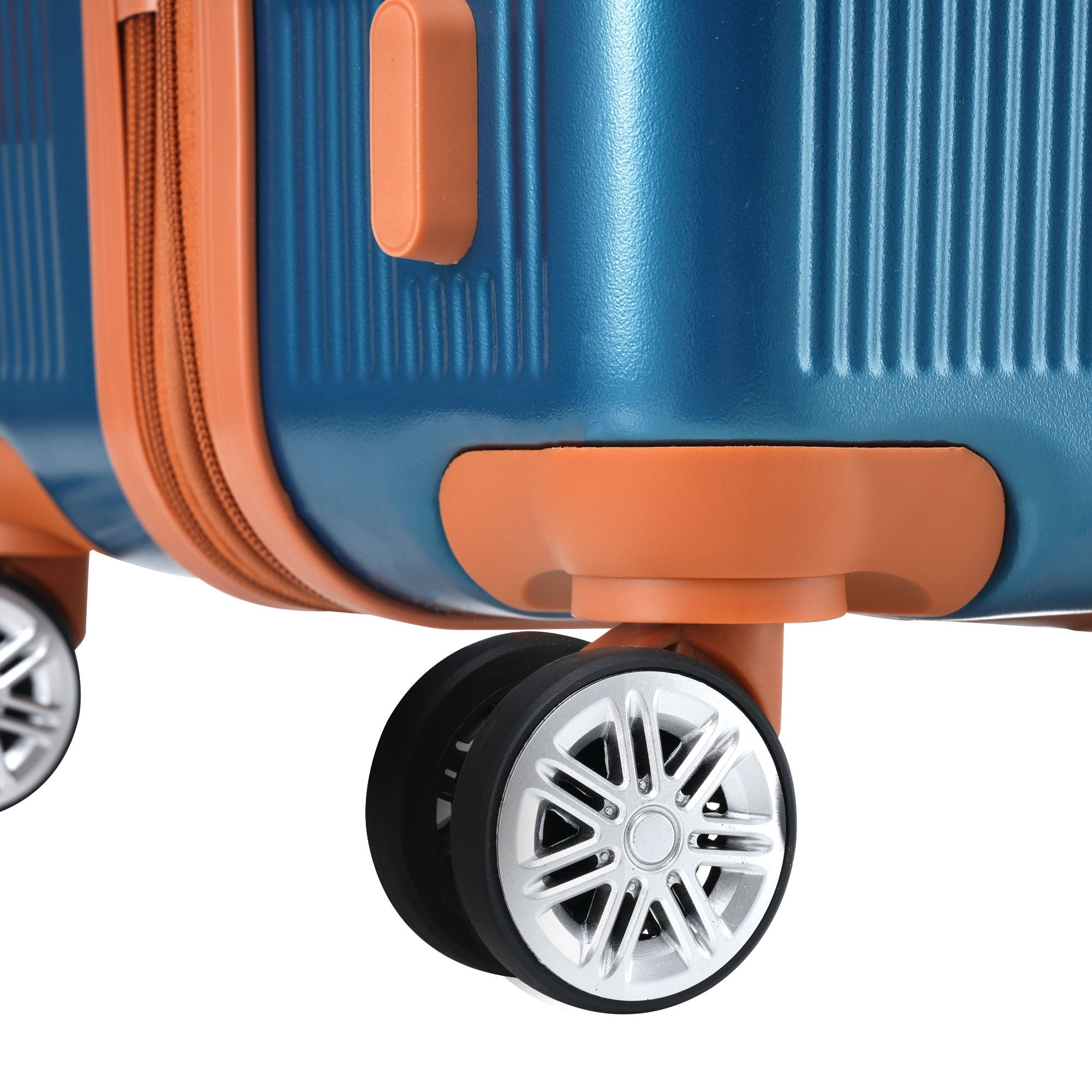 Hardshell Luggage Sets 3 Piece double spinner 8 wheels Suitcase with TSA Lock Lightweight 20&