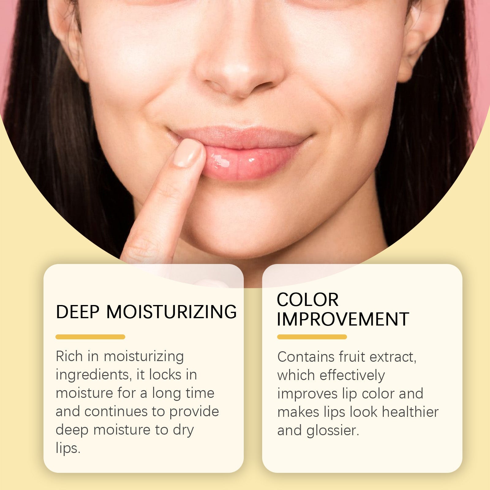 Propolis Lip Mask, Fade Lip Lines, Anti-Crack Lip Balm Moisturizing Lip Care Lip Mask
