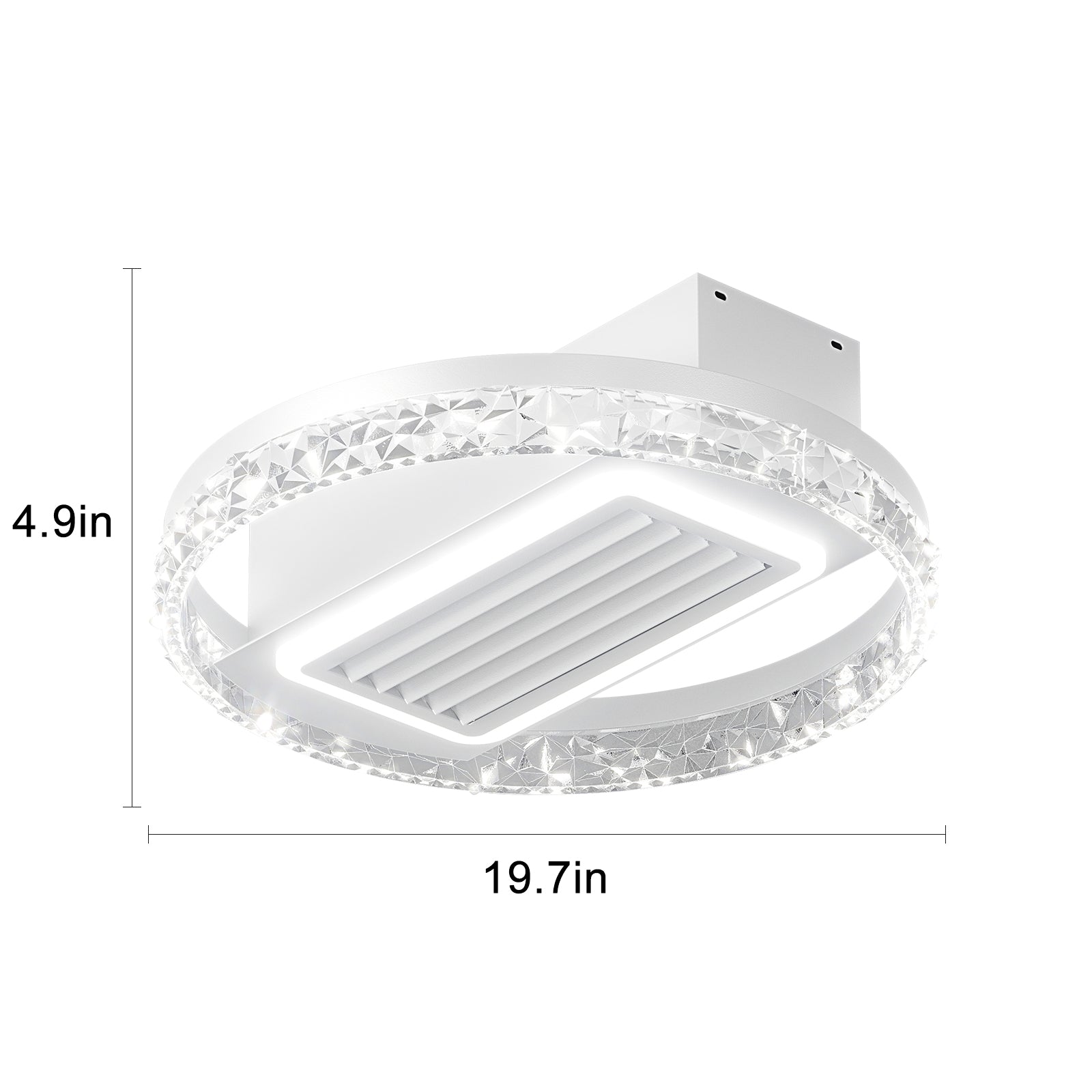 Bladeless LED Fan Lamp