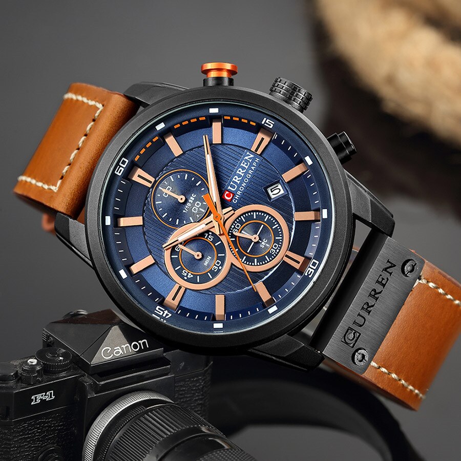 Watch Top Brand Man Watches with Chronograph Sports Waterproof Clock Man Watches Military Luxury Men&
