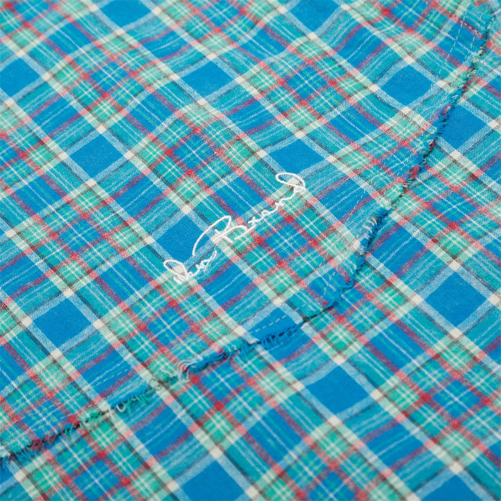 Plaid Long Sleeve Shirt Men&