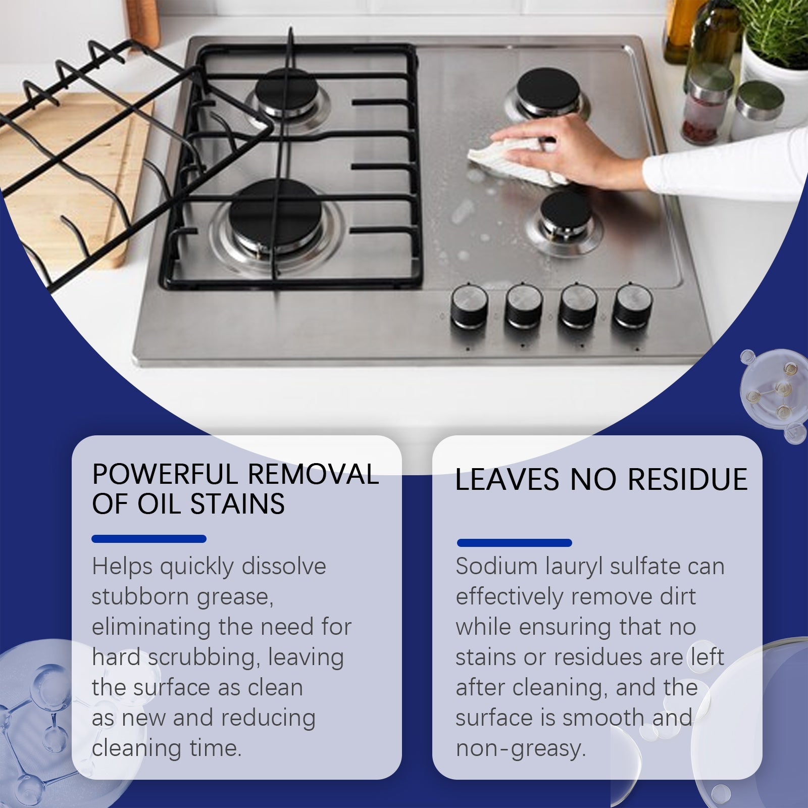 Cooktop Degreasing Foam Cleaner