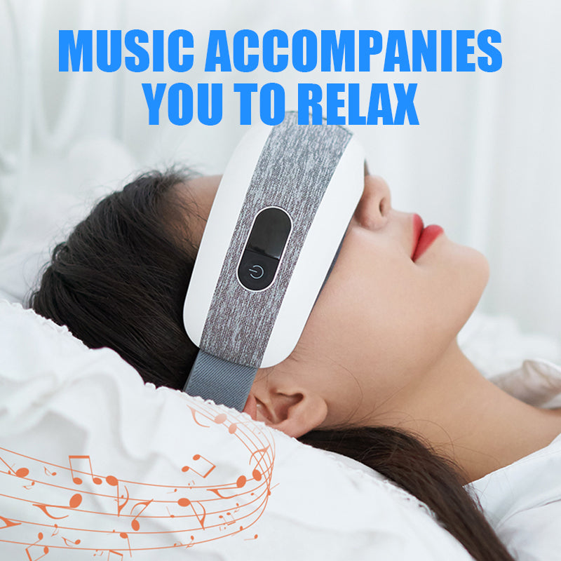 Charging Bluetooth Music Massager Hot Pack Eye Massager Electric Anti-wrinkle Fatigue Breathable Cloth Massager Healthy Care