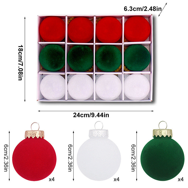 6cm Christmas ball, Christmas tree ornament, holiday decoration