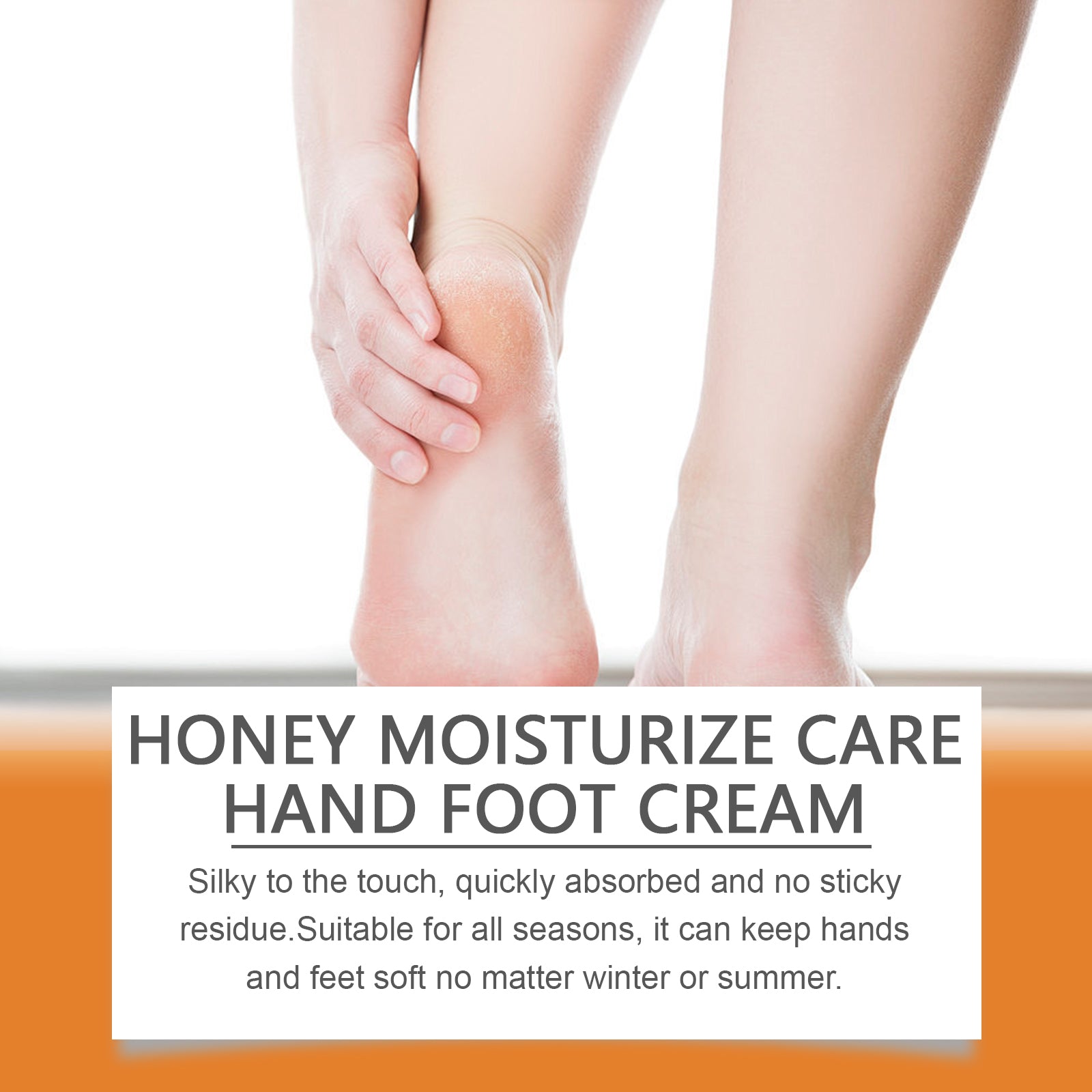 Honey Foot Moisturizing Anti-Crack Cream, Foot Moisturizing Repair Heel Body Skin Care Cream