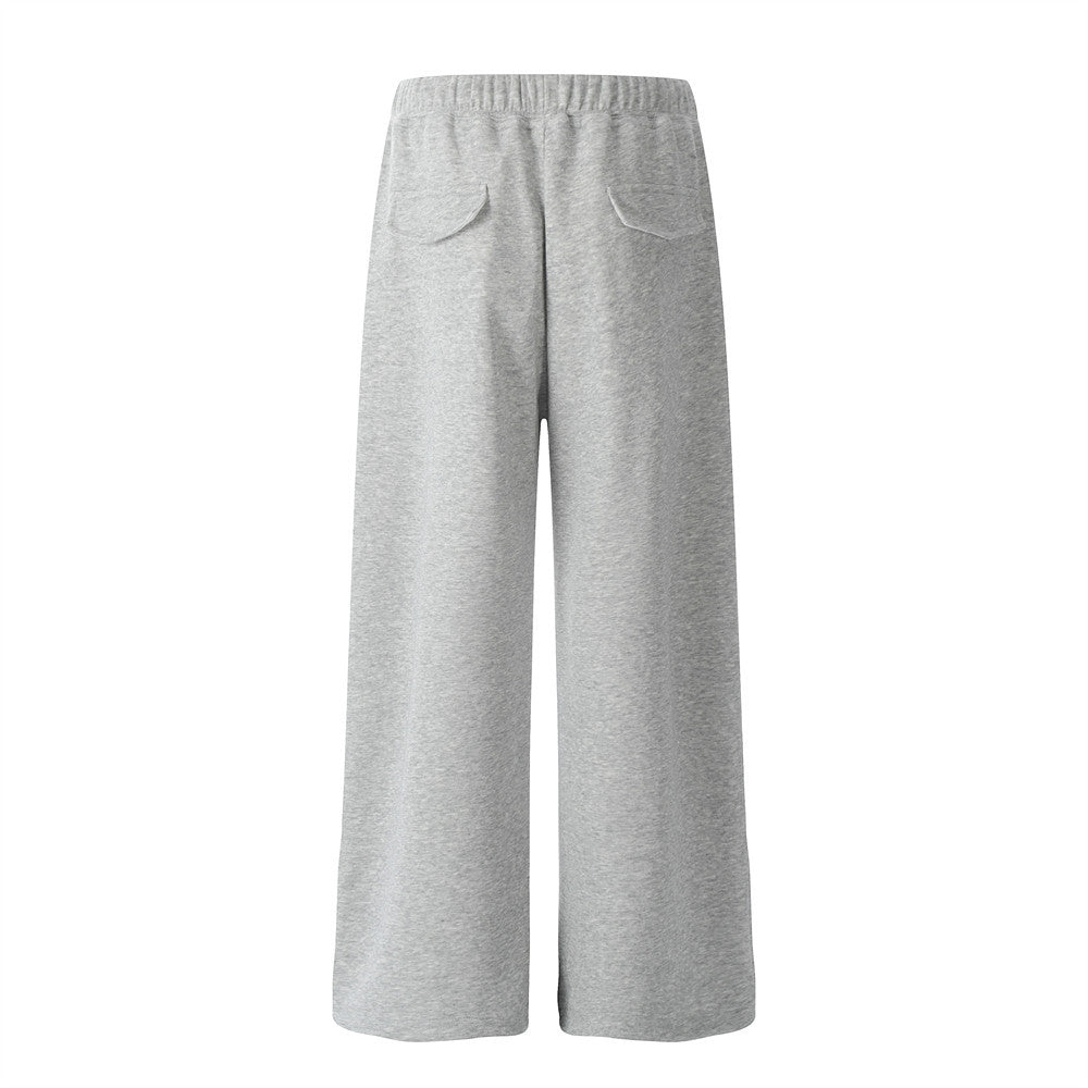 Street Trend Loose Straight Leg Long Pants Men&