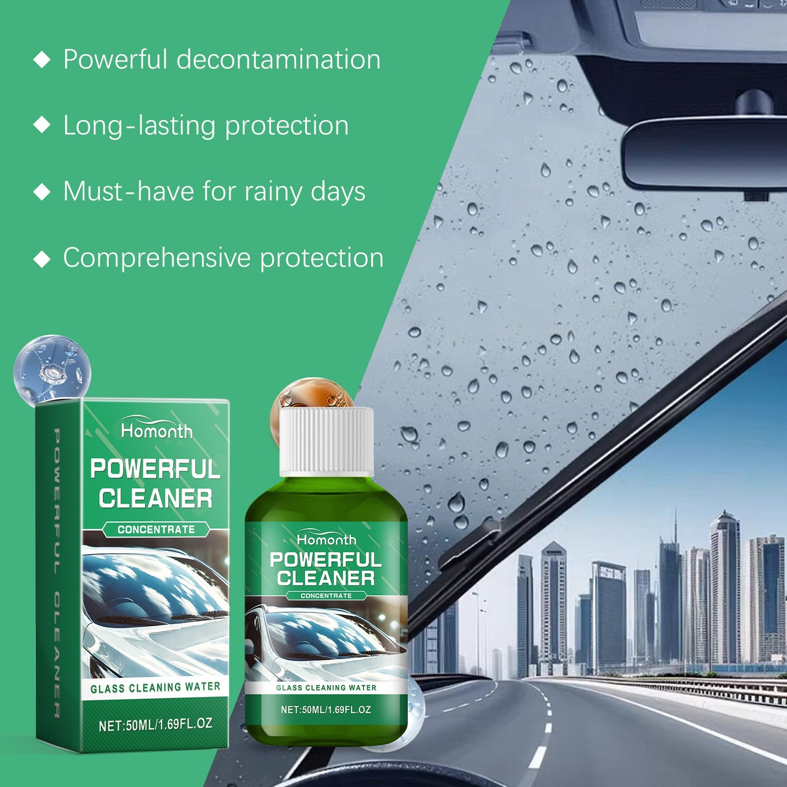 Car Glass Rain-Proof Coating Cleaner