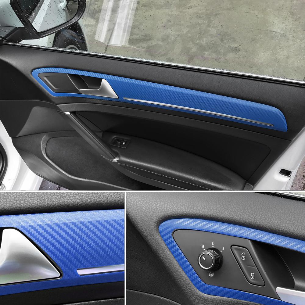 127*20CM 3D Auto Carbon Fiber Vinyl Film Carbon Car Stickers Decal Car Styling