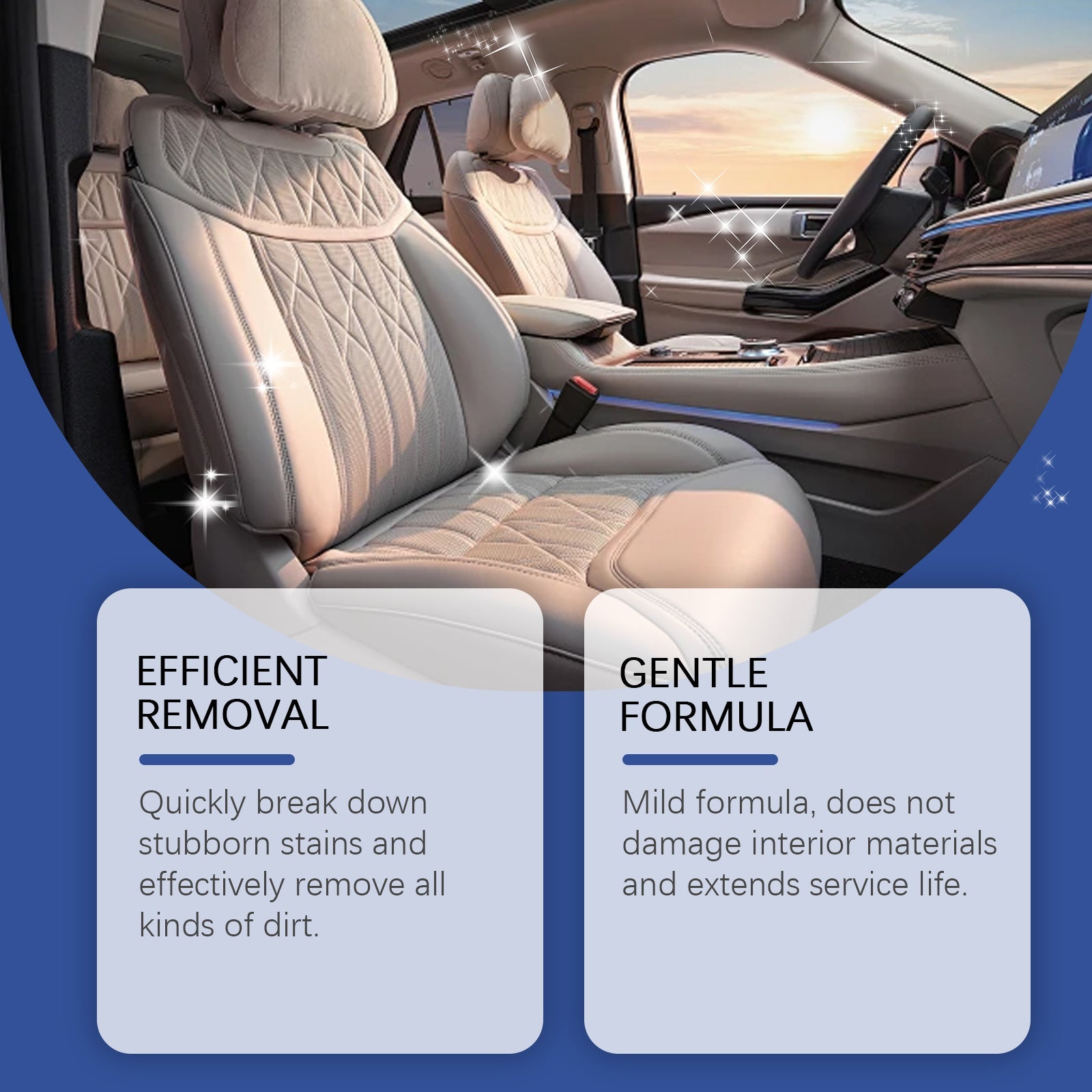 Car Interior Mousse Seat Cleaner