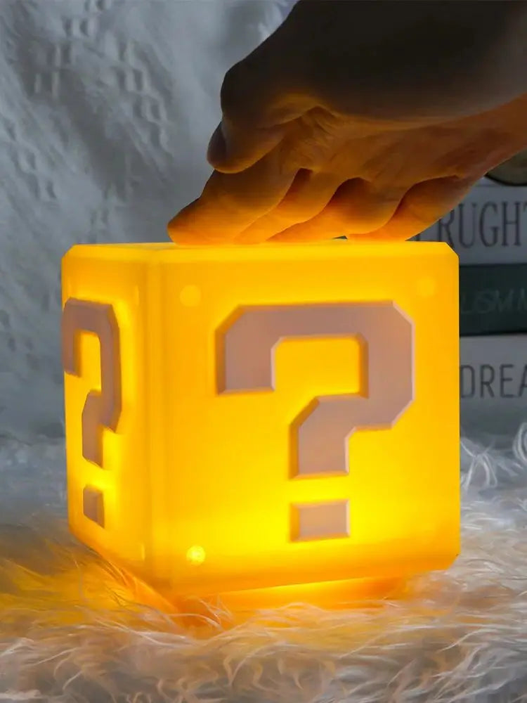 LED Question Mark Night Light Games Toy Children Table Lamp USB Charging Kids Birthday Gift