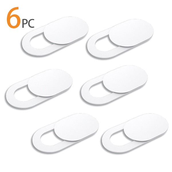 6Pcs/lot WebCam Cover Shutter Magnet Slider Plastic For iPhone Web Laptop PC For iPad Tablet Camera Mobile Phone Privacy Sticker