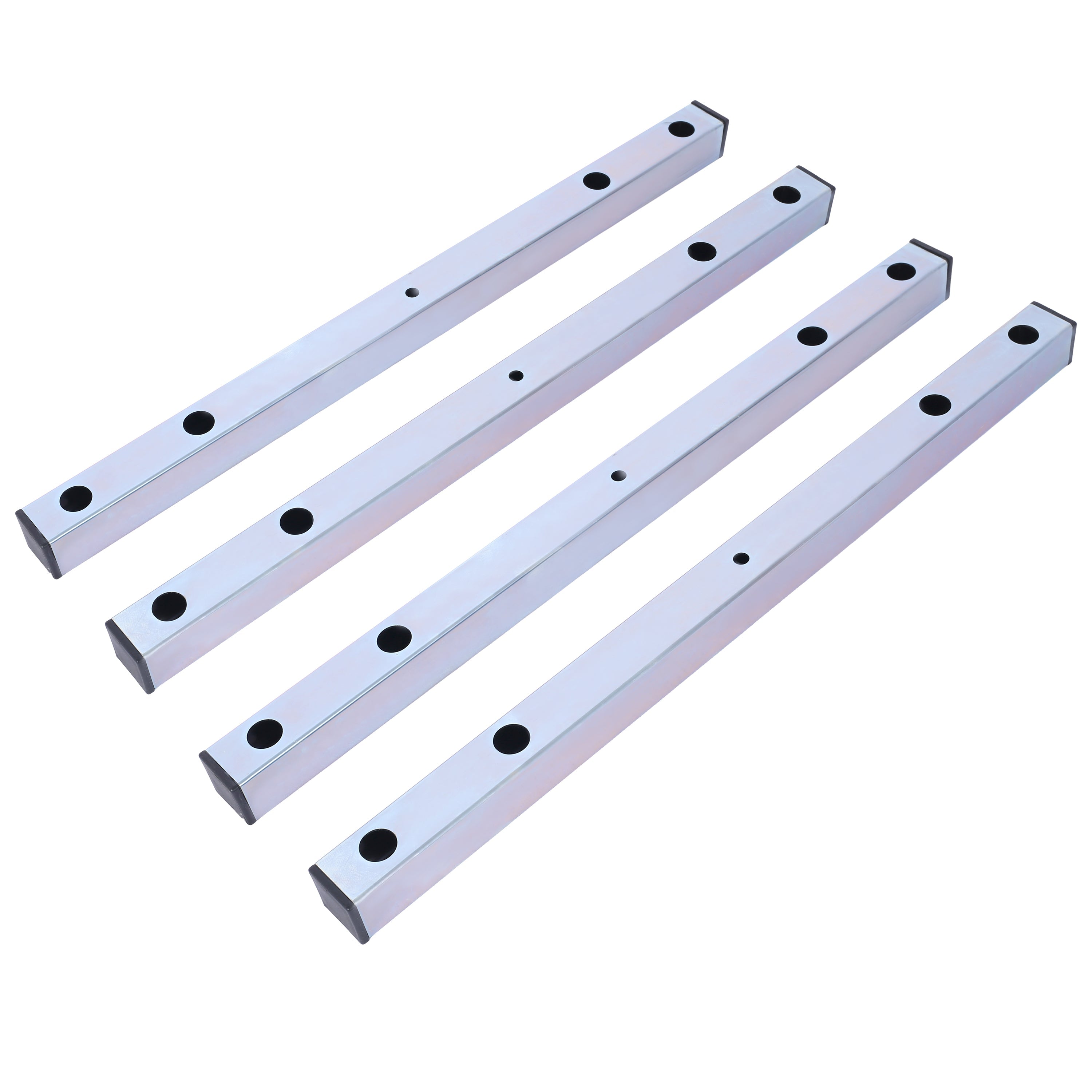 3 bicycle parking racks, 22-28 inch wheel supports, maximum tire width 2.15 inches, galvanized