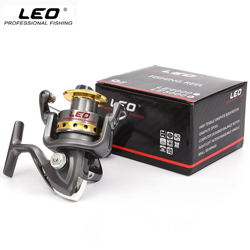 LEO Half Metal Fishing Spinning Reel 8BB 5.5:1 Speed Ratio l for Sea Lake River Fishing LE1000-7000