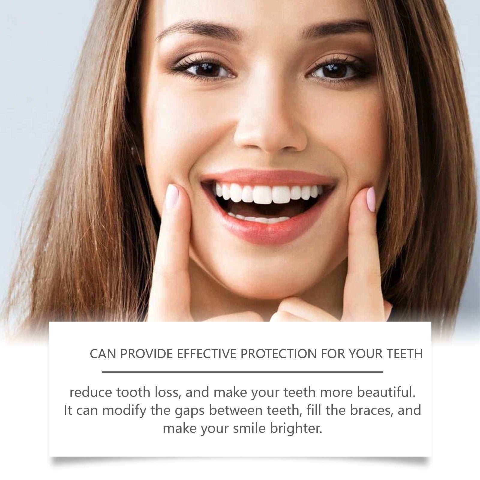 Denture Modification Braces Dental Cosmetic Sets Enhance Smile Appearance Comfortable Material Dentures