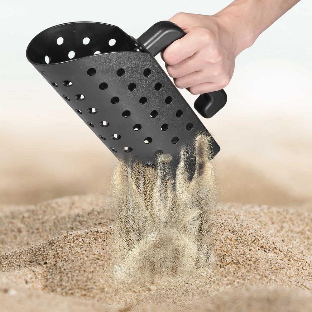 sand scoop hourglass sand bucket filter sieve children&