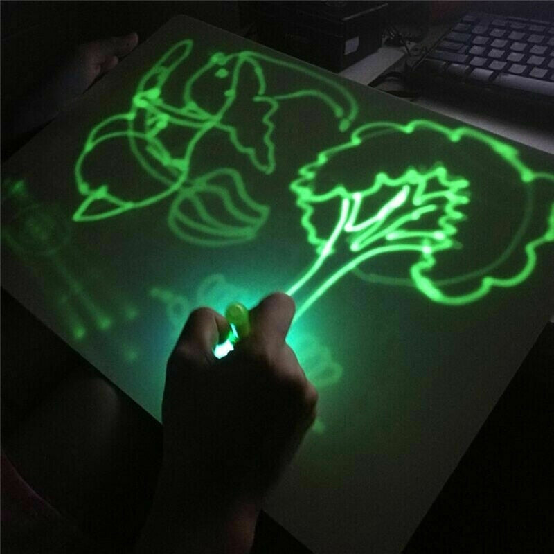 Draw With Light Fun Glowing Paint Glow Light Tablet Draw With Light Fun And Developing Toy
