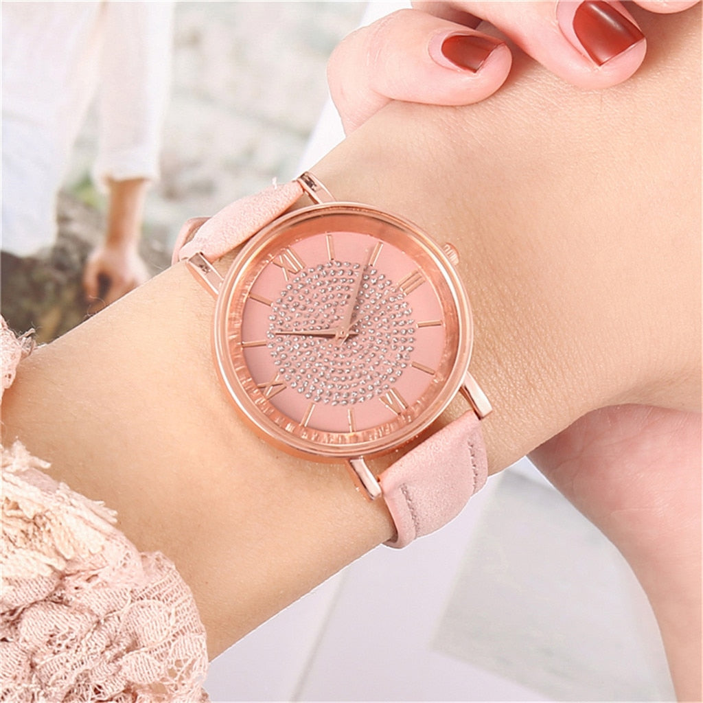 Luxury Watches Quartz Watch Stainless Steel Dial Casual Bracele Watch