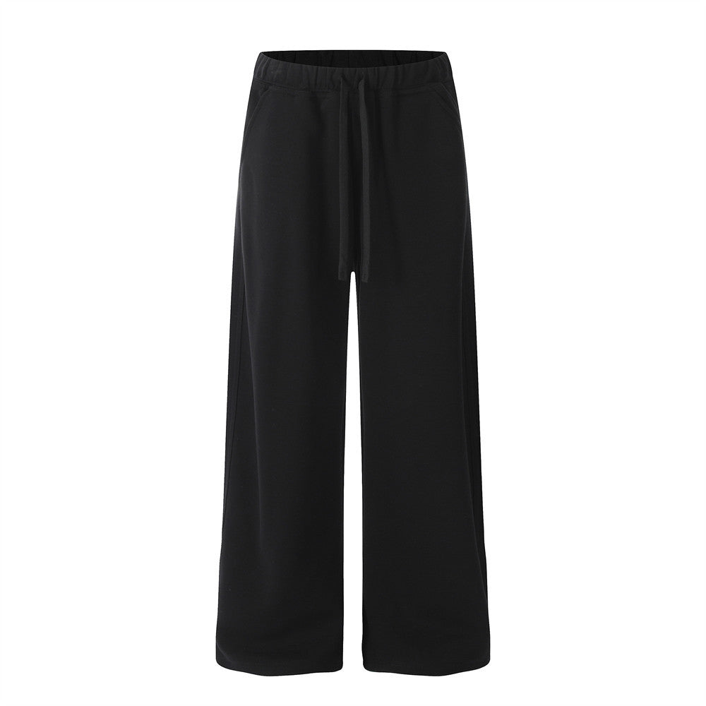 Street Trend Loose Straight Leg Long Pants Men&