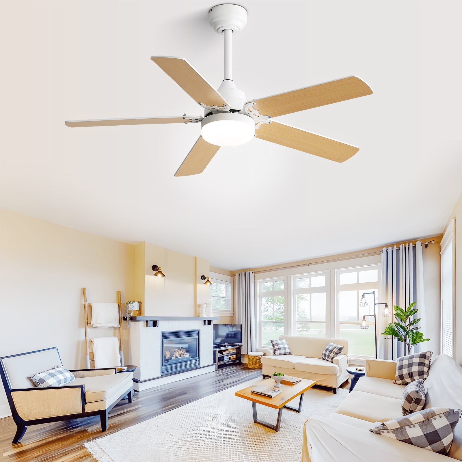 42-Inch Dimmable Ceiling Fan