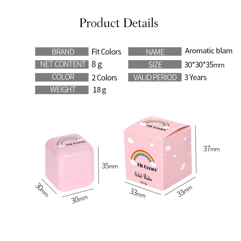 Fit Colors Mosquito Repellent Solid Balm Ball Boys and Girls Carry Long Lasting Fragrance Insect Repellent Solid Balm