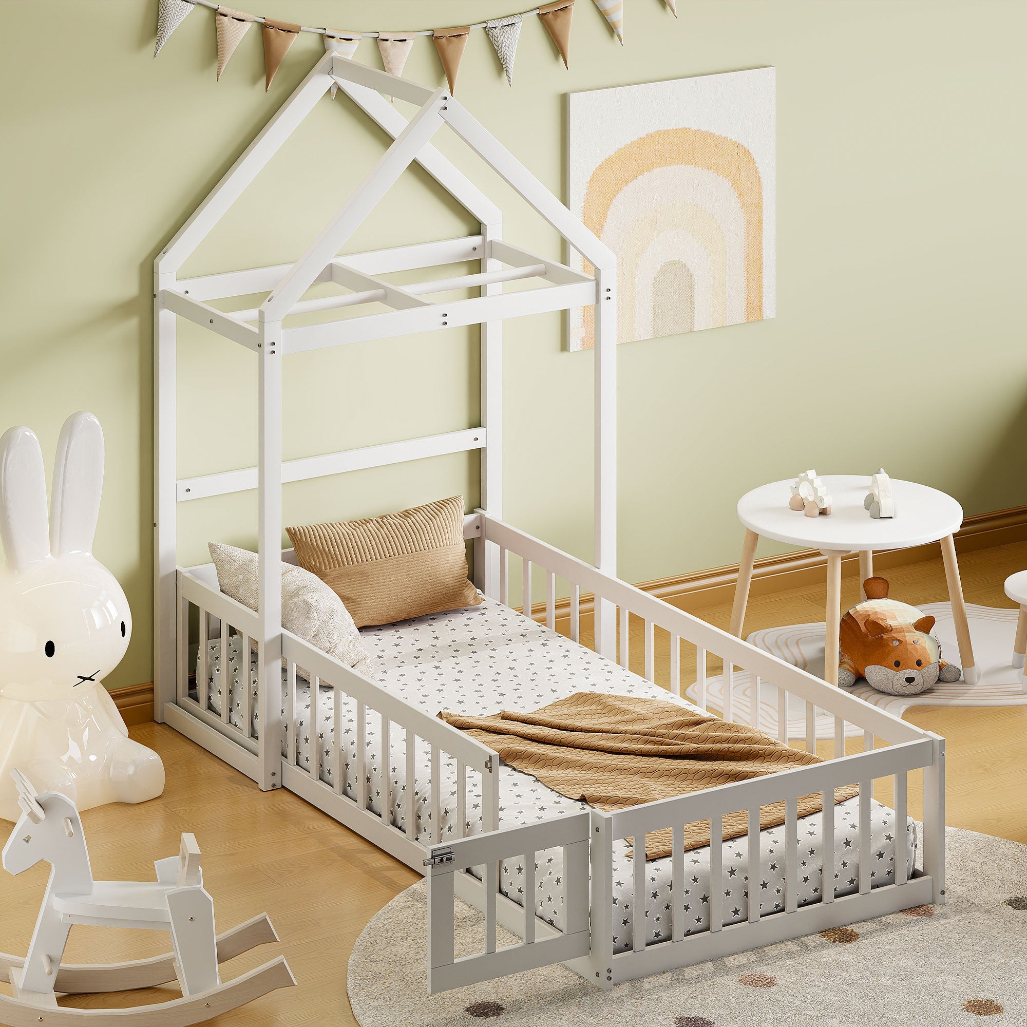 Wooden Twin Size Children&