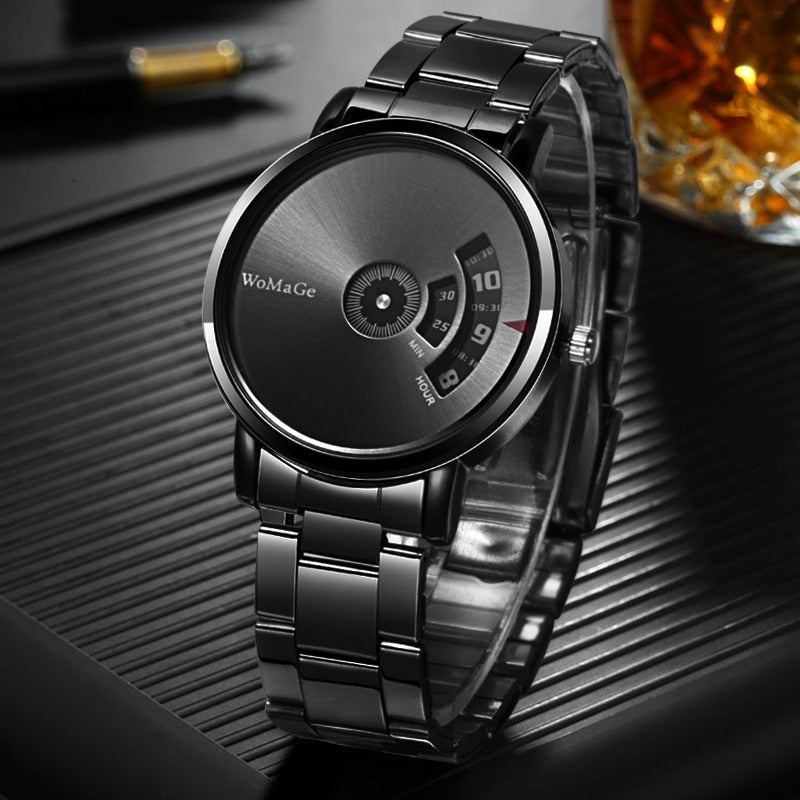 WoMaGe Fashion Watch Men Watches Stainless Steel Creative Men&
