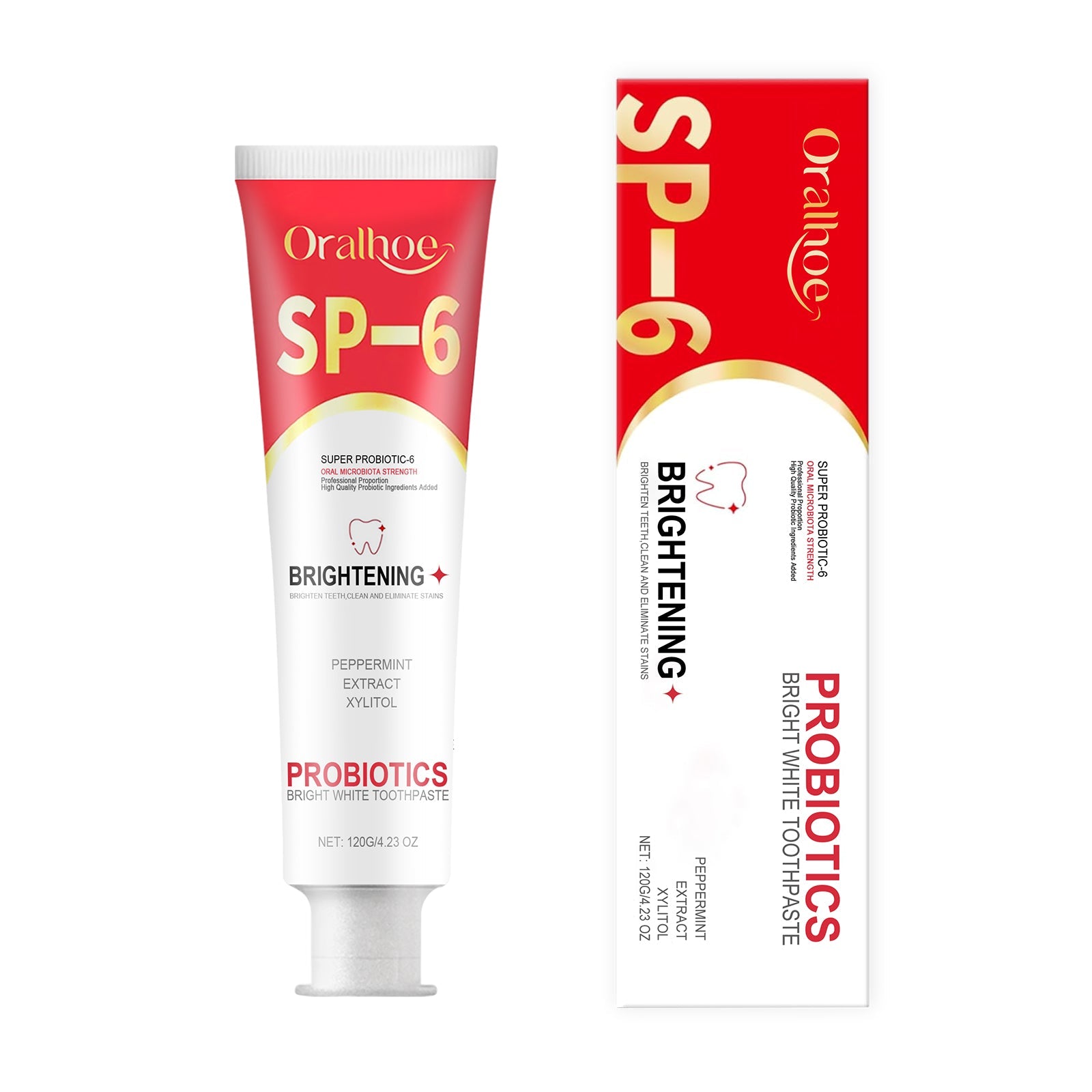 Probiotic Brightening Toothpaste Dental Hygiene And Stain Reduction Care Oral Care Toothpaste