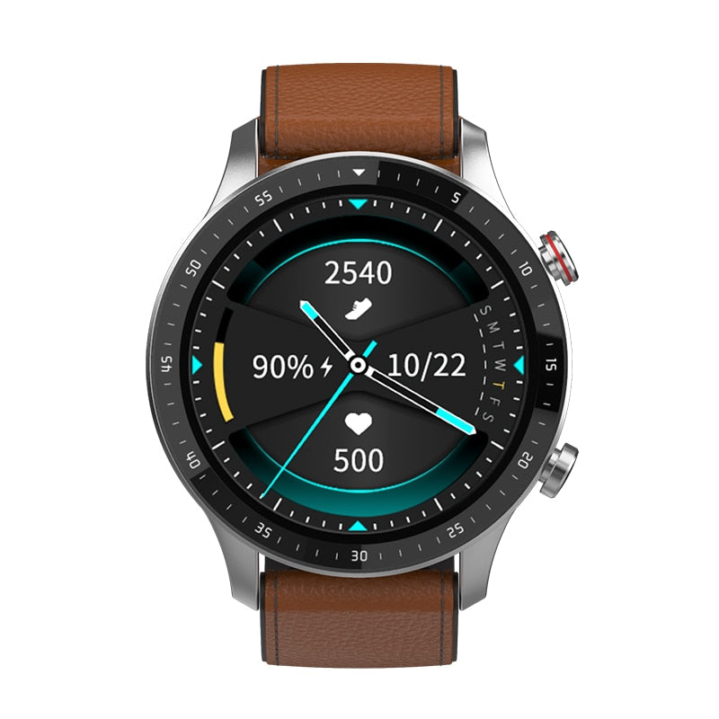 New FG08 1.3 Inch Smart Watch Full Touch Round Screen Display Bluetooth Call Waterproof TWS Music Smartwatch for Android IOS