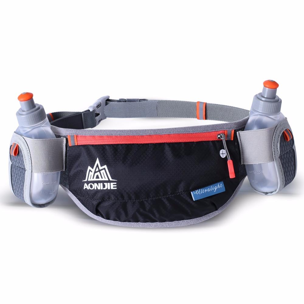 AONIJIE Running Waist Pack Lightweight Outdoor Sports Racing Hiking Gym Fitness Hydration Belt Water Bottle