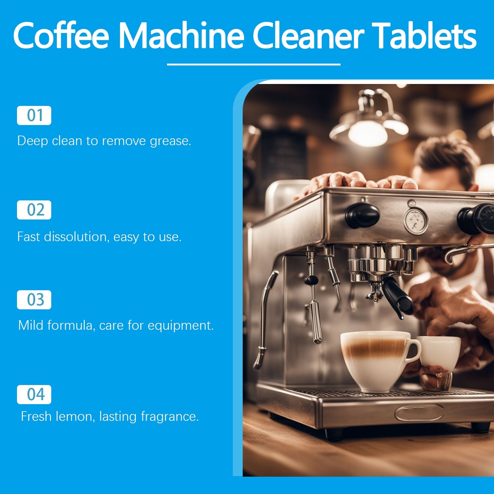 Coffee Machine Cleaner Tablets