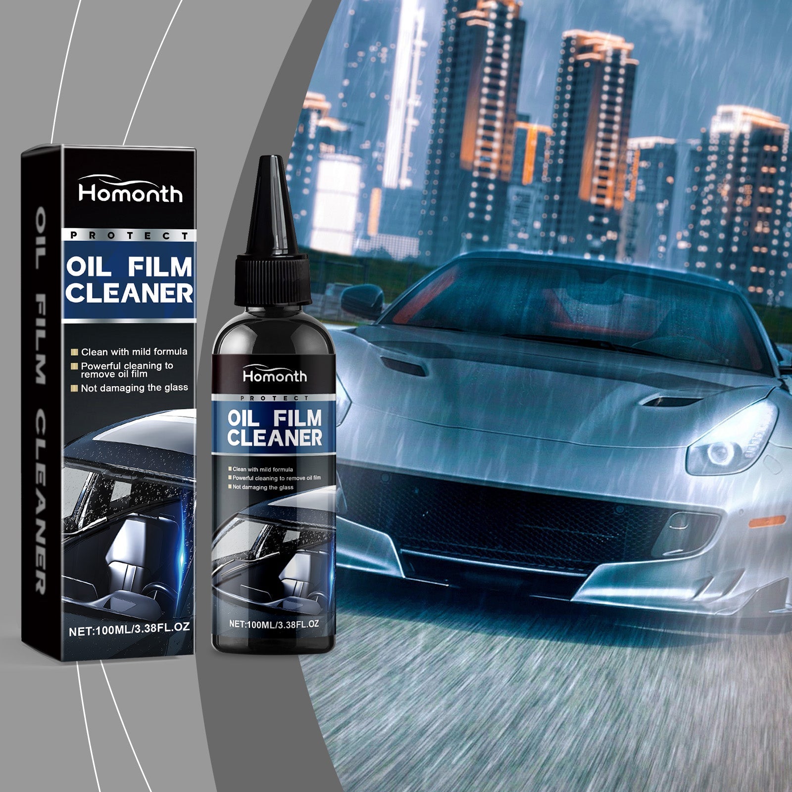 Car Glass Oil Film Cleaner