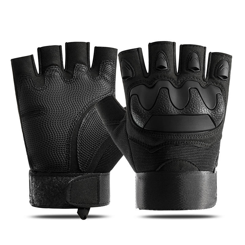 Tactical half-finger gloves men&