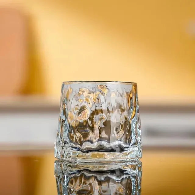 Mountain View Glass Cup Fuji Mountain Tibetan Mountain Cup Japanese Whiskey Wine Cup Household High Beauty Water Bottle