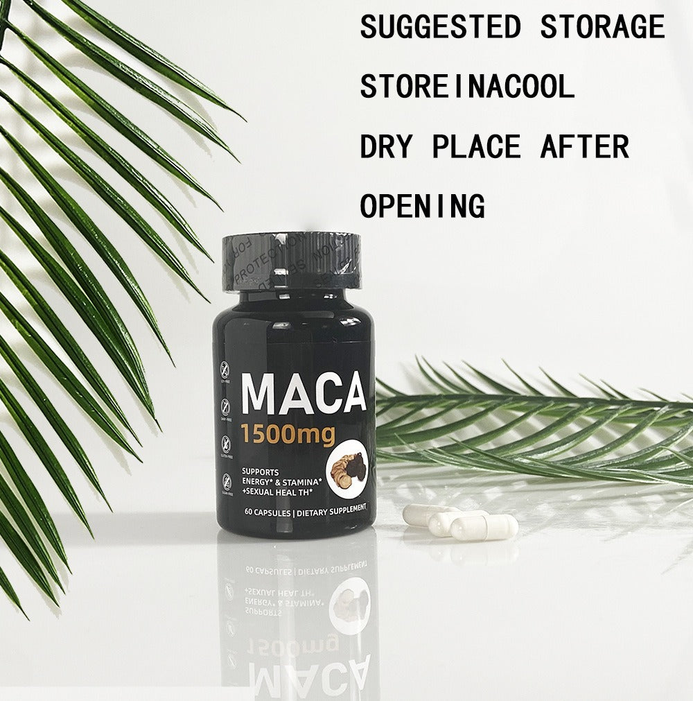 Maca Capsules root herbal supplement maca extract energy stamina maca root extract capsules