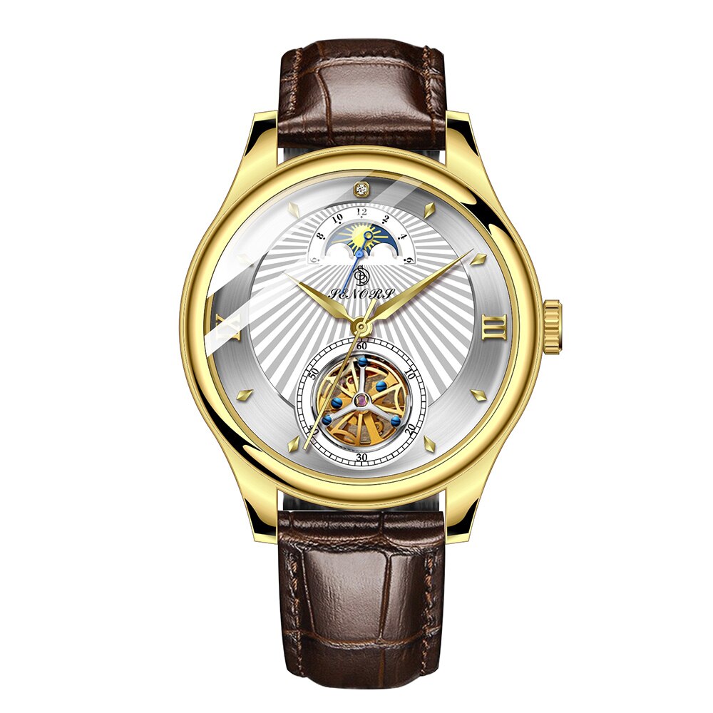 SENORS SN169 Luxury Fashion Tourbillon Watches Automatic Mechanical Watches