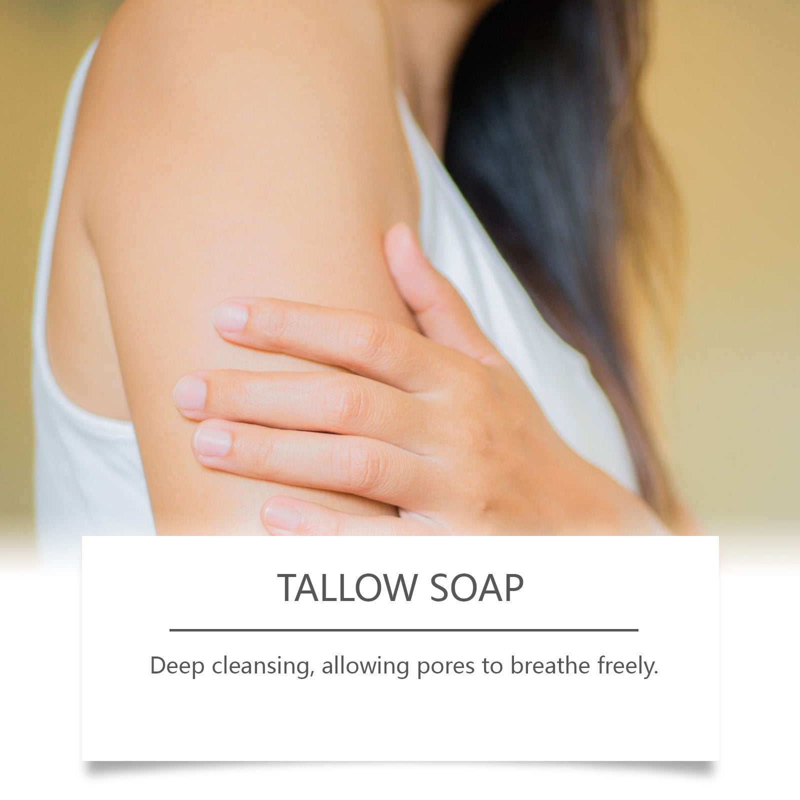 Milk Flavored Tallow Soap Moisturizes And Cleanses Pores With Bath Soap For Delicate Skin