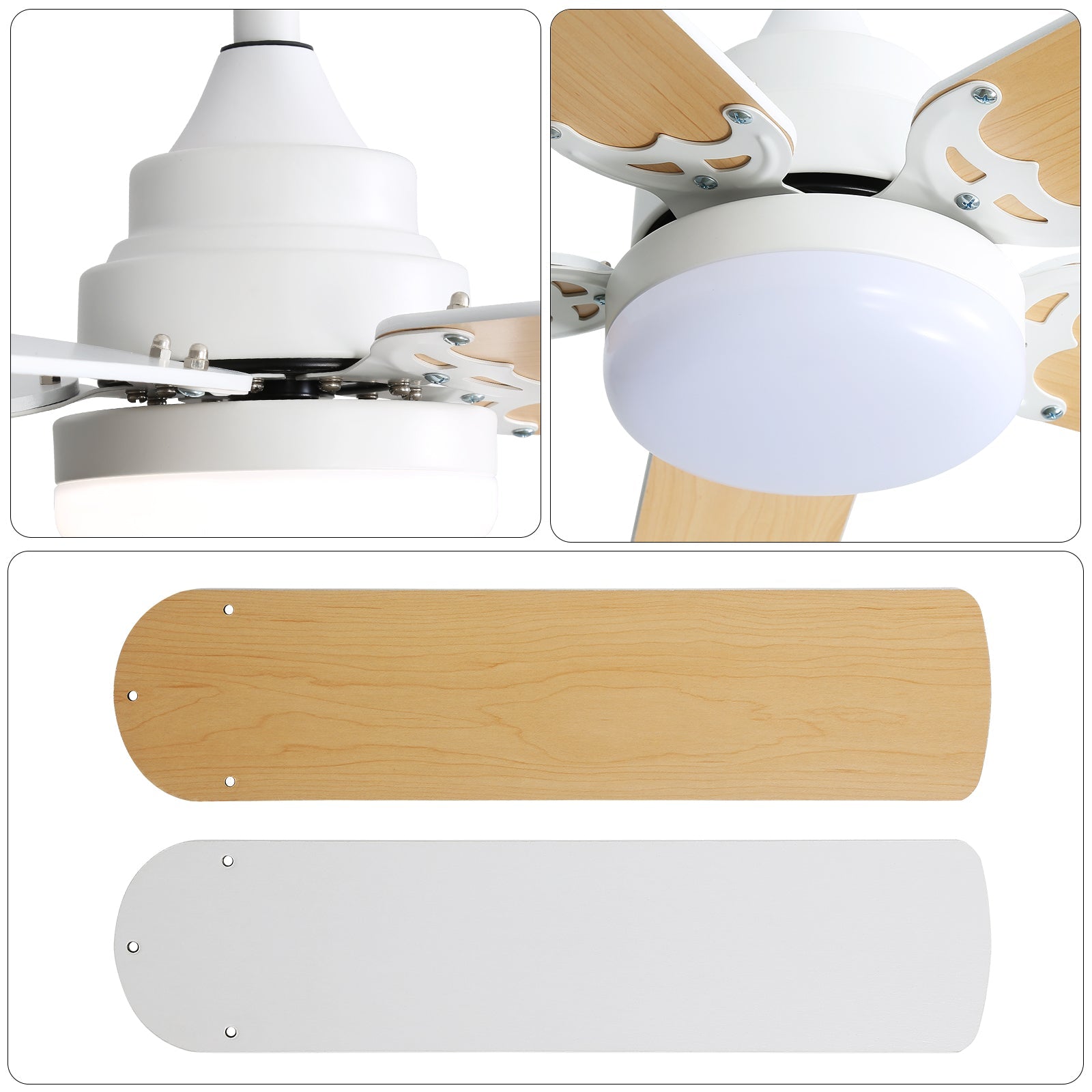 42-Inch Dimmable Ceiling Fan